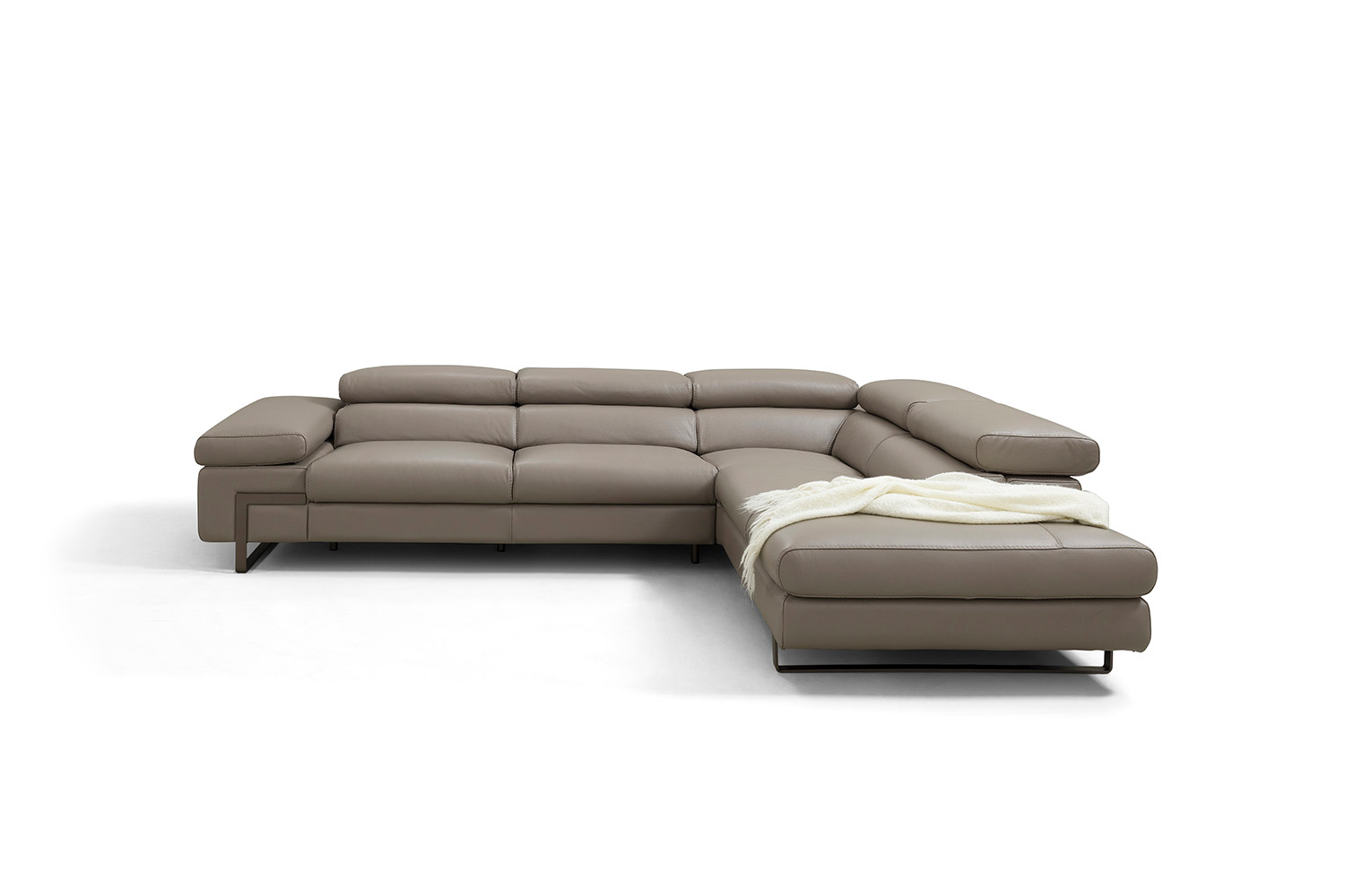 J&M I716 Sectional - Right Hand Facing Chaise, Taupe