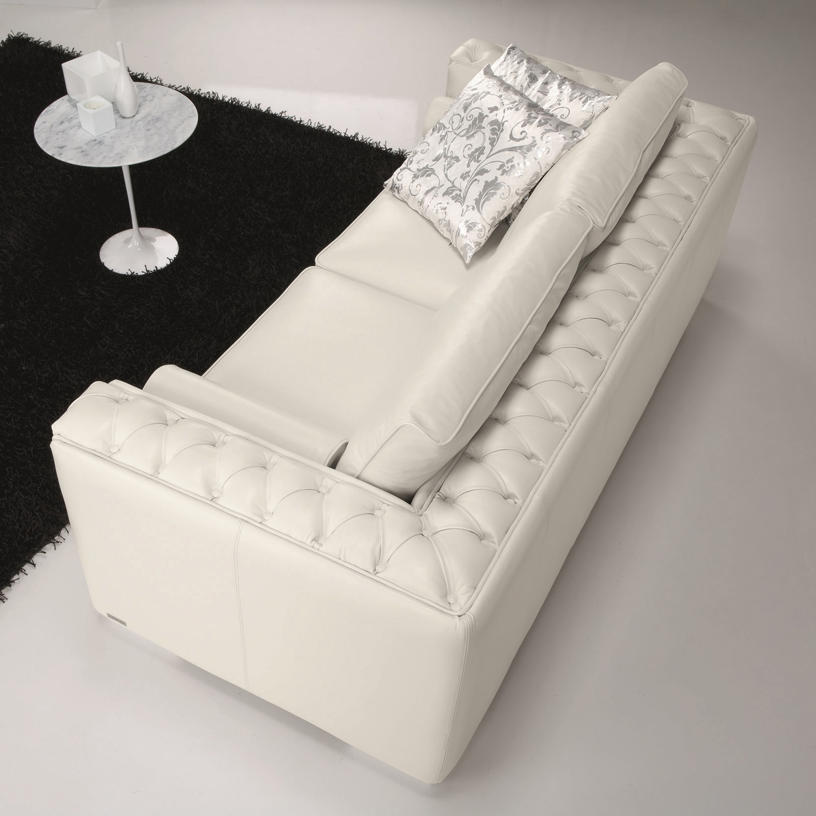 J&M - Vanity Sofa Bed in White