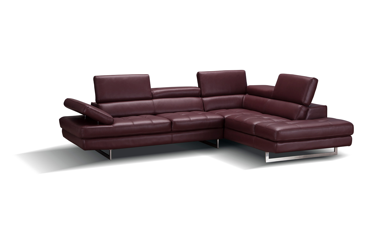 J&M - A761 Italian Leather Sectional