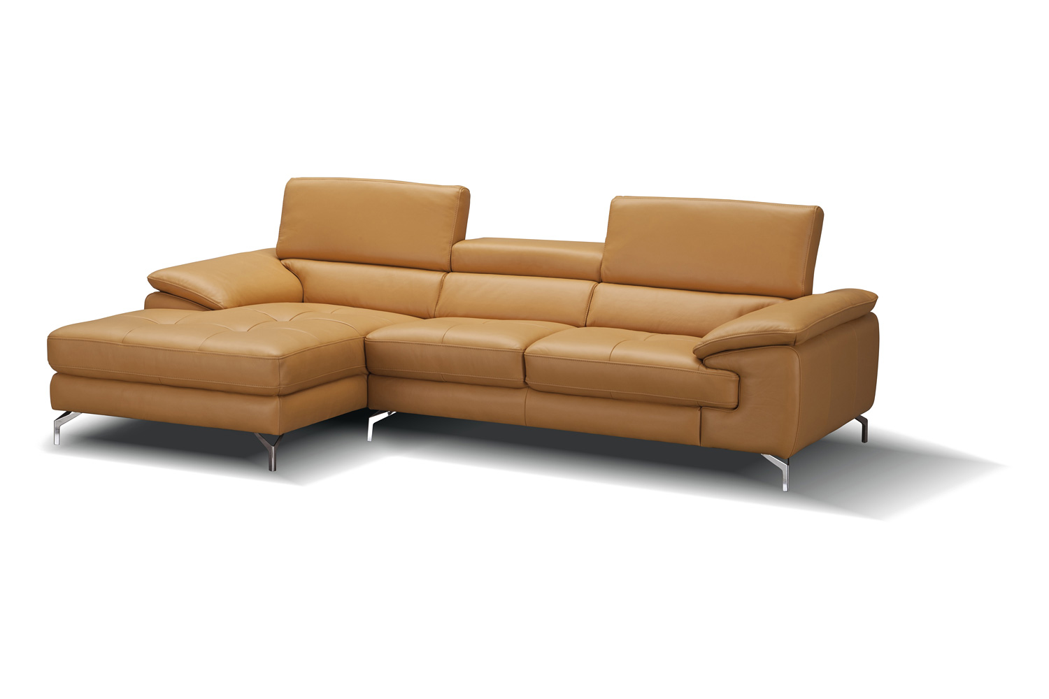 J&M - A973B Italian Leather Mini Sectional