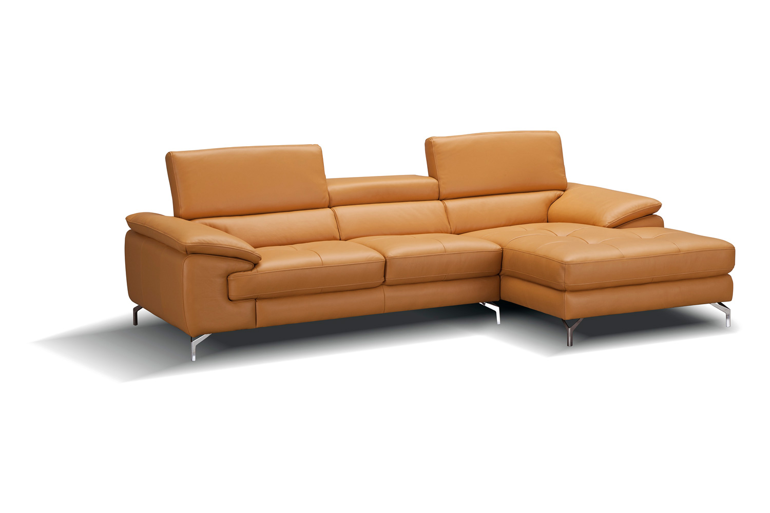 J&M - A973B Italian Leather Mini Sectional