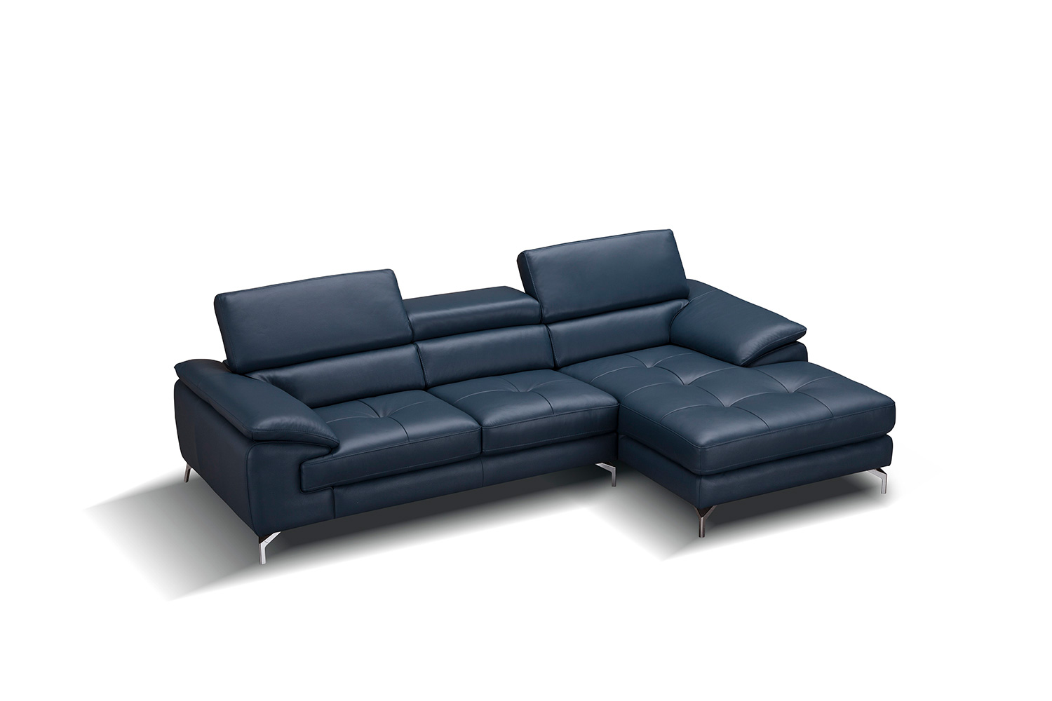 J&M - A973B Italian Leather Mini Sectional