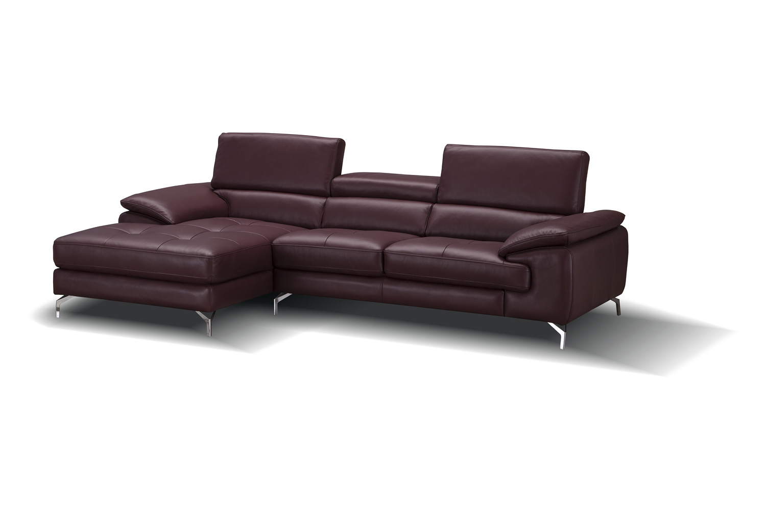 J&M - A973B Italian Leather Mini Sectional