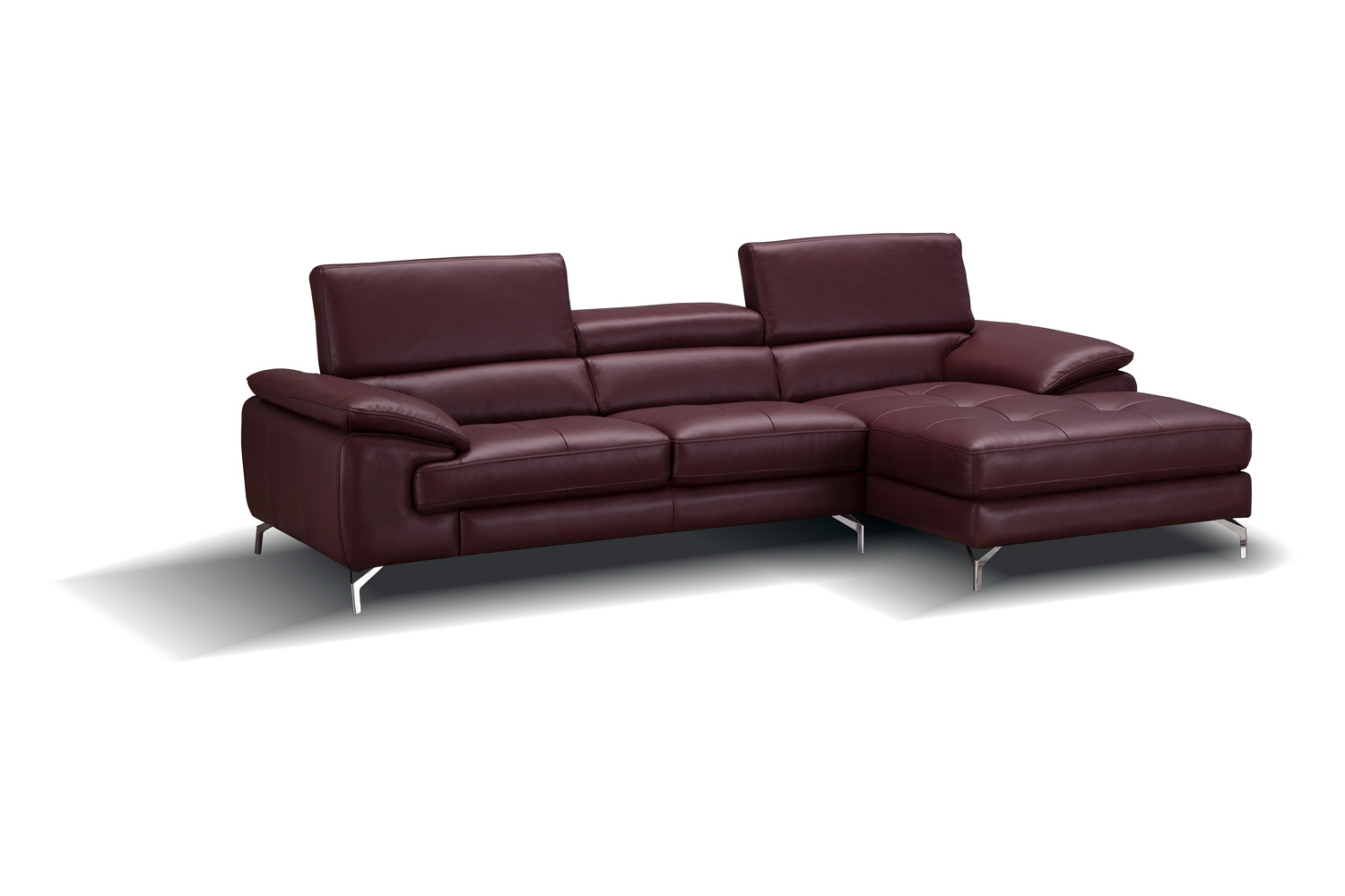 J&M - A973B Italian Leather Mini Sectional