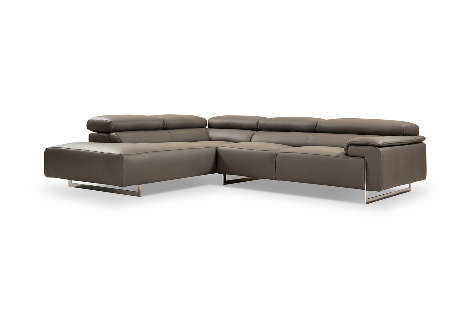 J&M I794 Sectional - Left Hand Facing Chaise, Gray