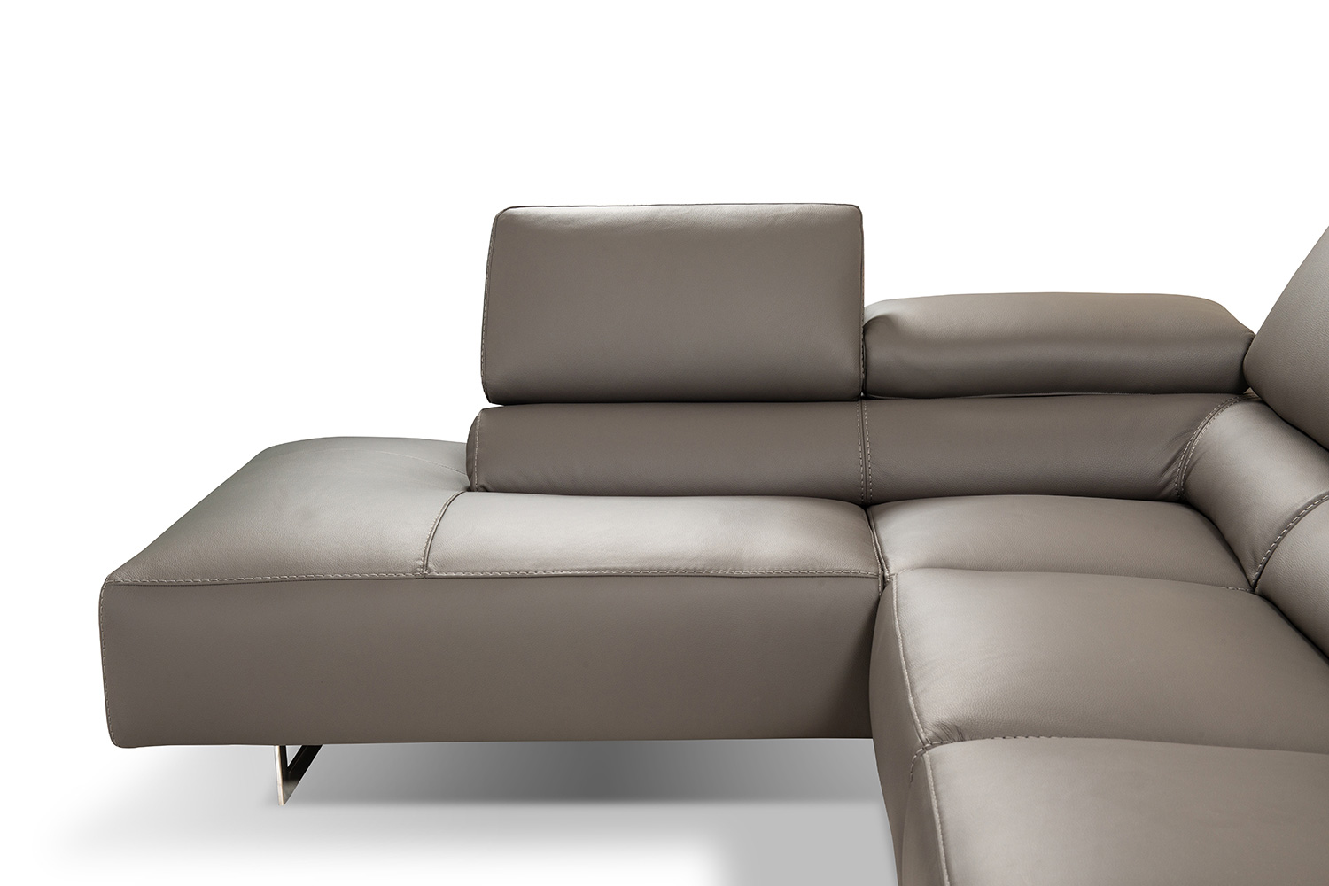 J&M I794 Sectional - Left Hand Facing Chaise, Gray