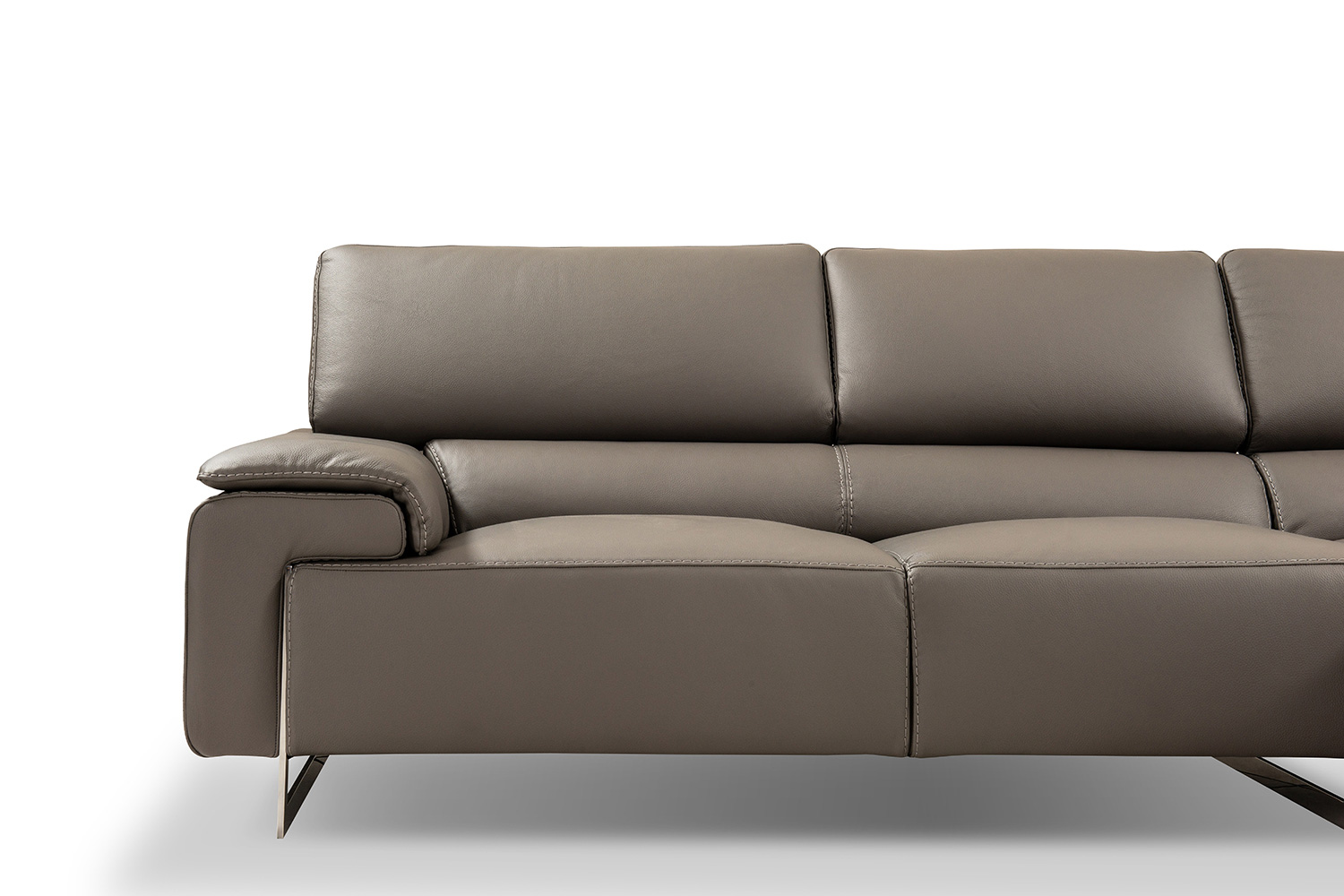 J&M I794 Sectional - Left Hand Facing Chaise, Gray