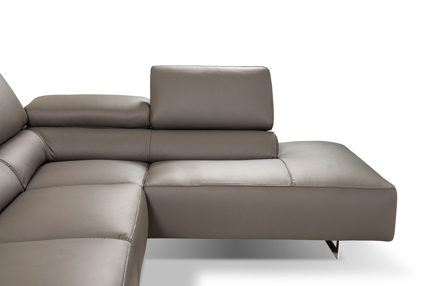 J&M I794 Sectional - Right Hand Facing Chaise, Gray