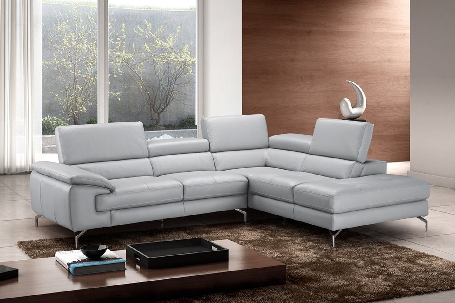 J&M - Olivia Premium Leather Sectional