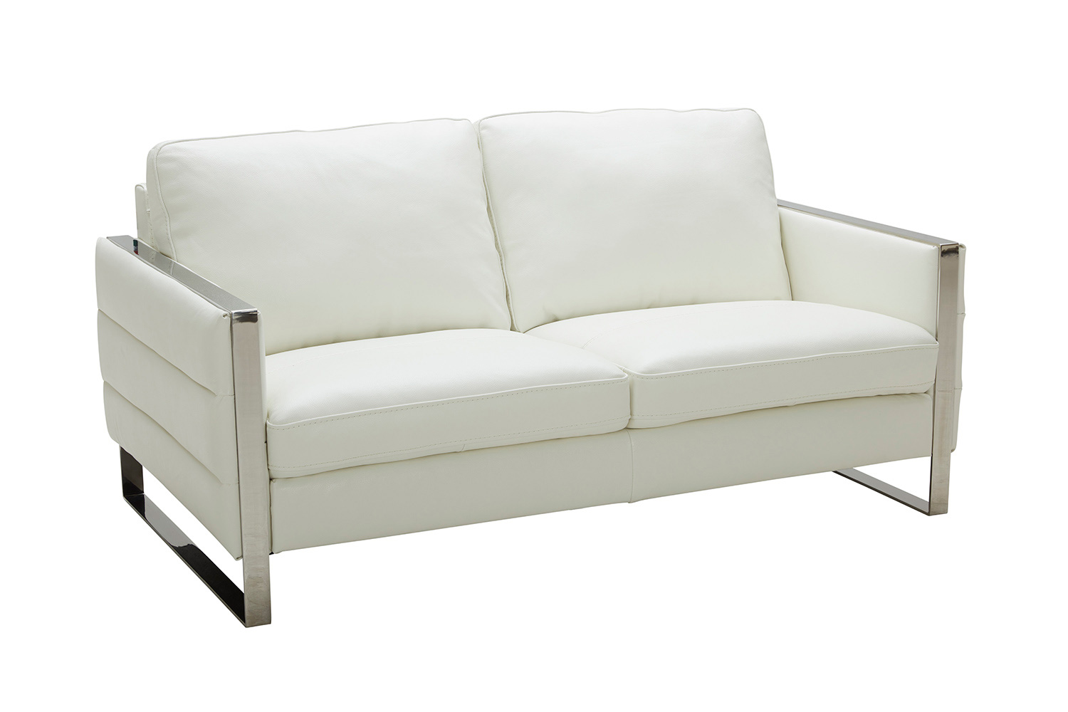 J&M Constantin Loveseat - White