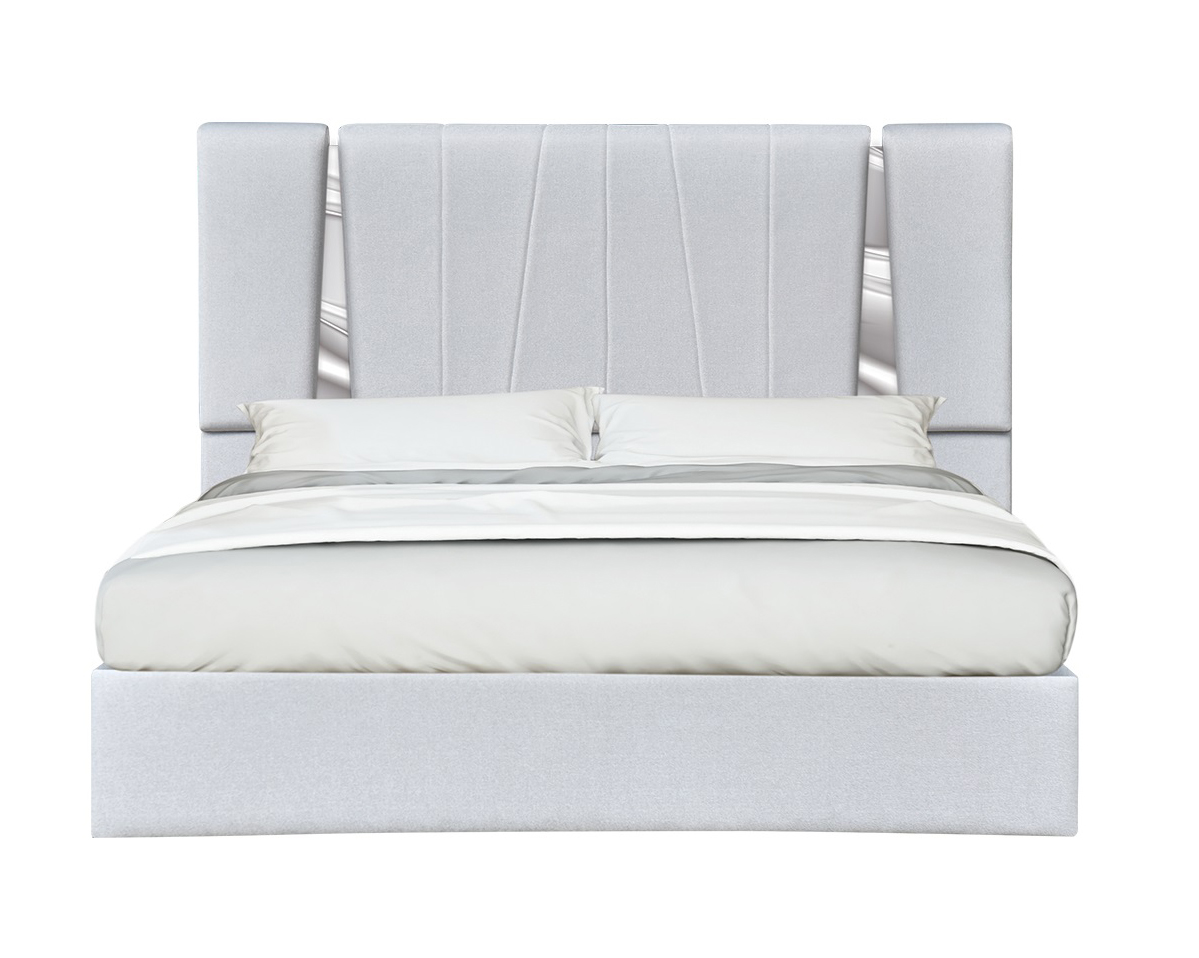 J&M Matisse Queen Bed - Silver Gray