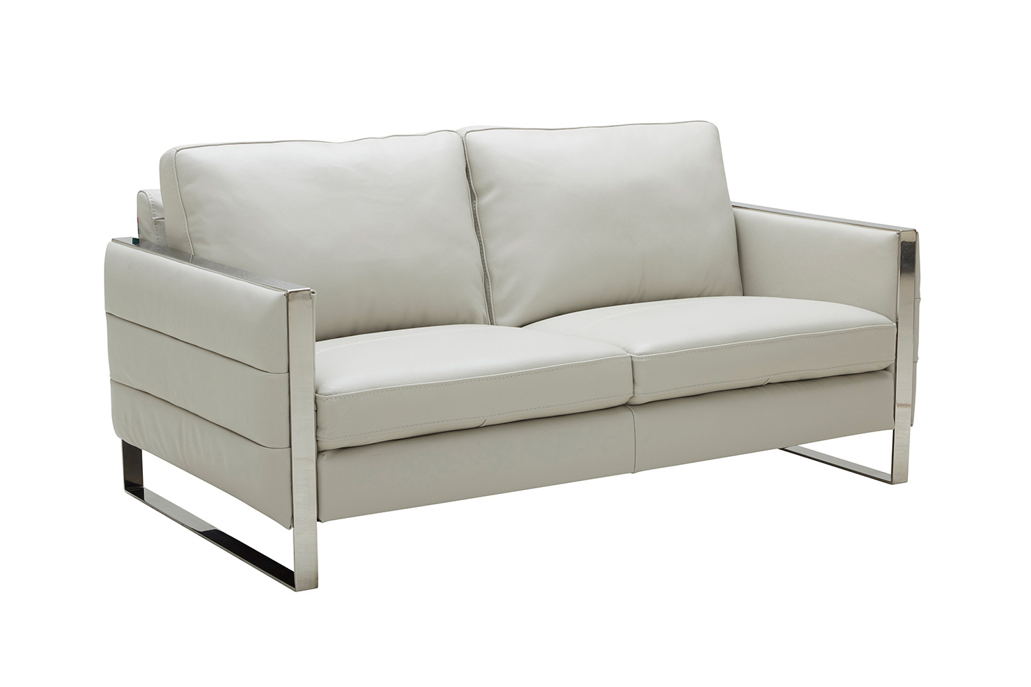 J&M Constantin Loveseat - Light Gray