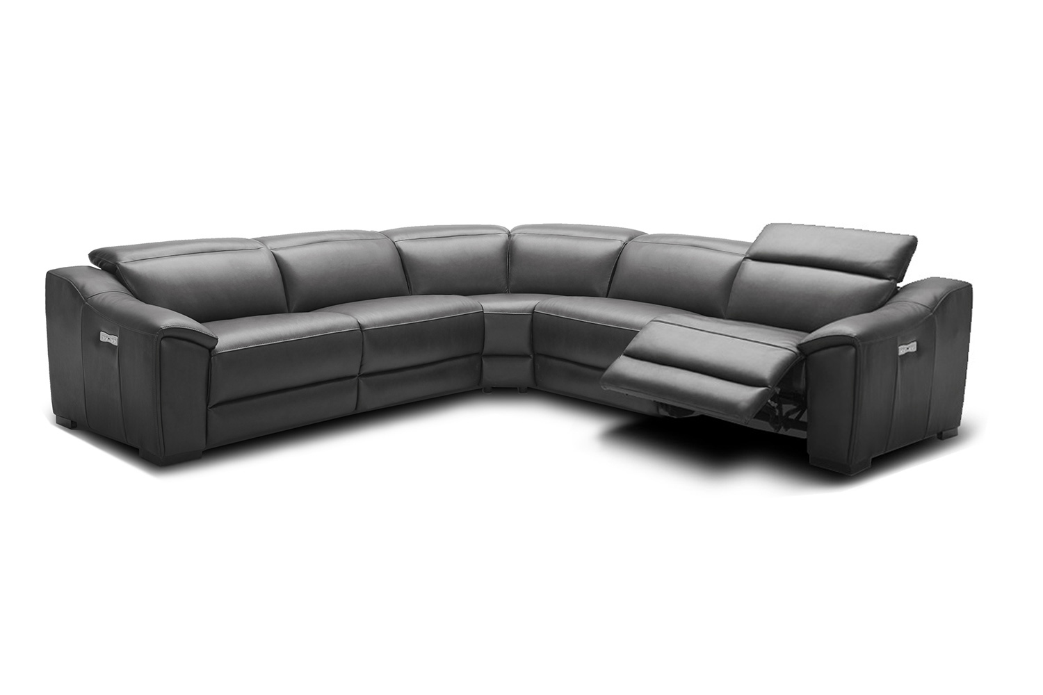 J&M Nova Motion Sectional - Dark Gray