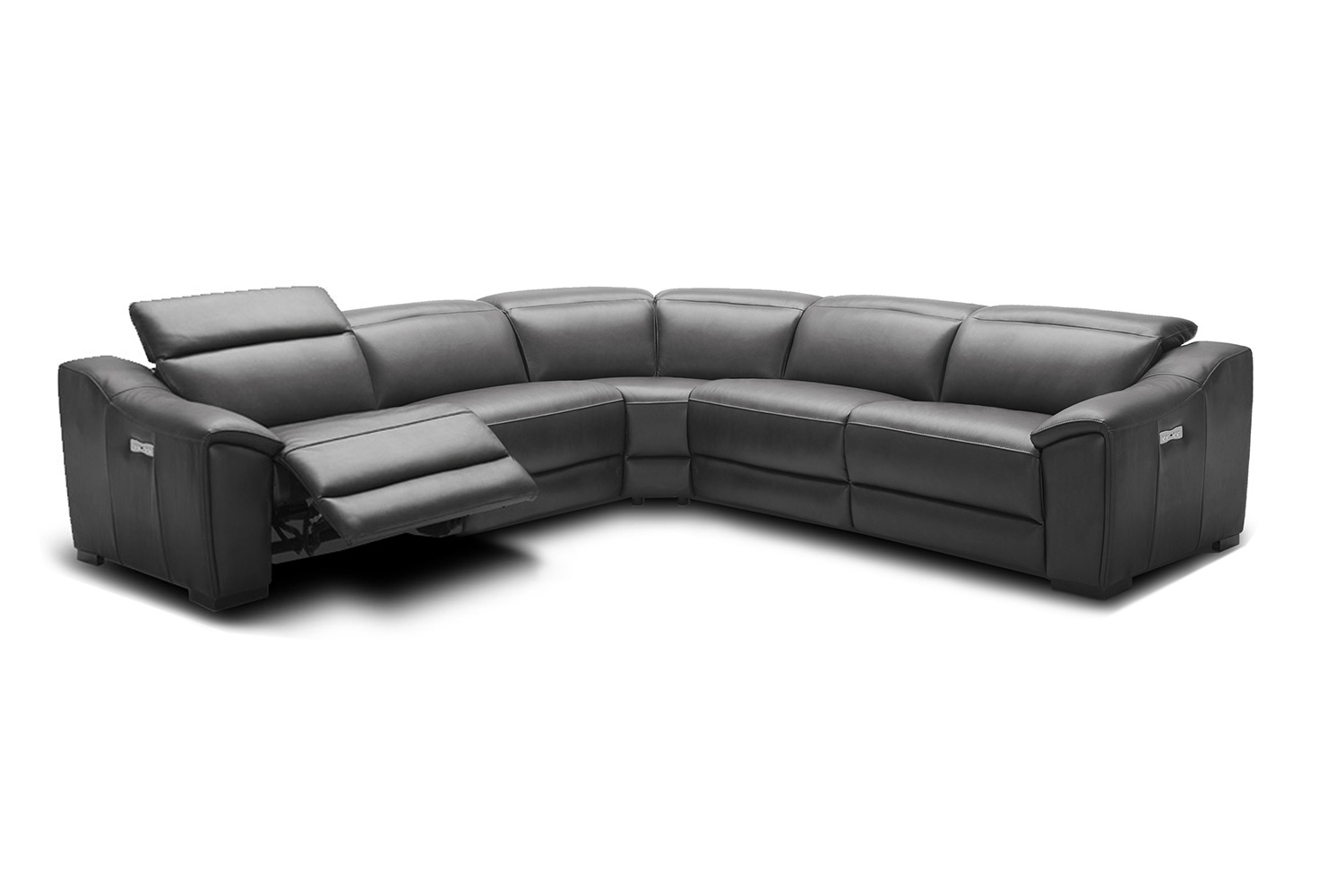 J&M Nova Motion Sectional - Dark Gray