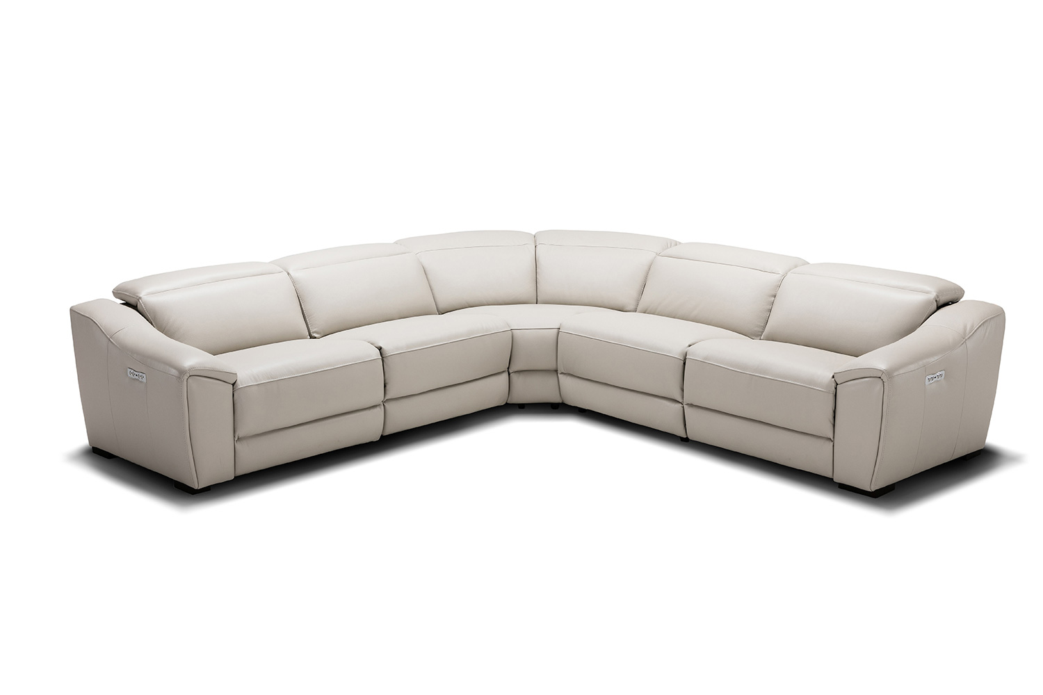 J&M Nova Motion Sectional - Silver Gray