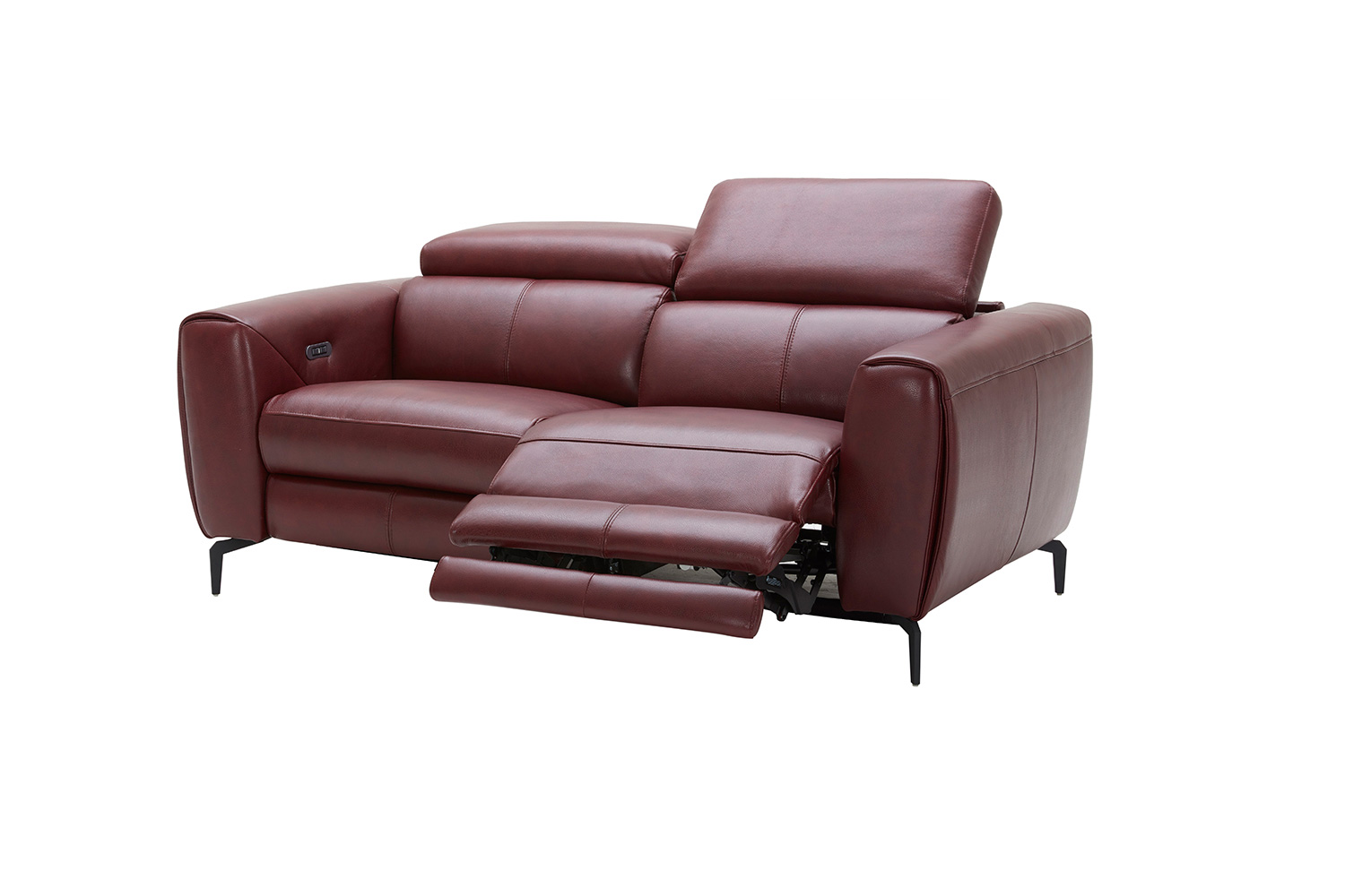 J&M Lorenzo Loveseat - Merlot