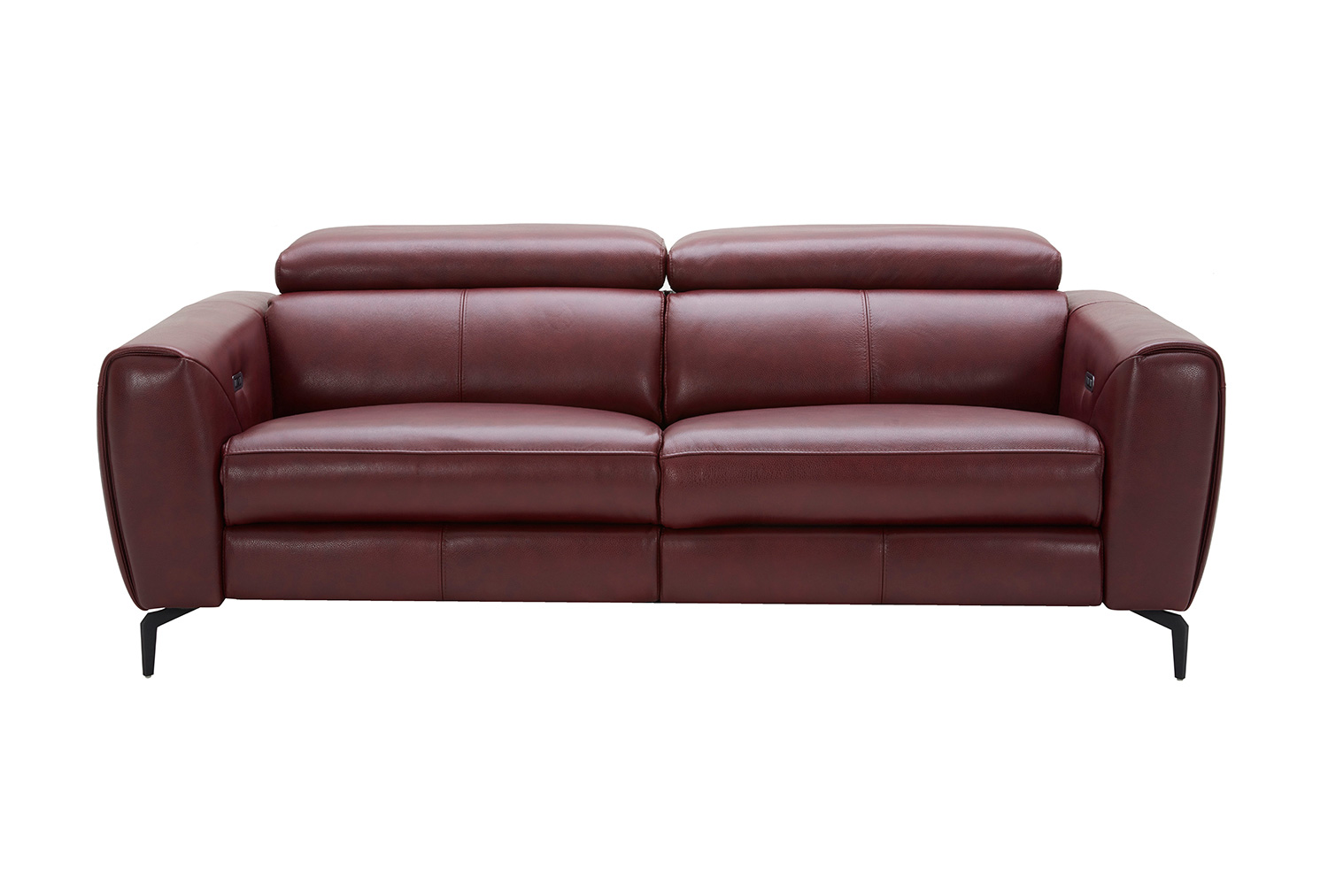 J&M Lorenzo Sofa - Merlot