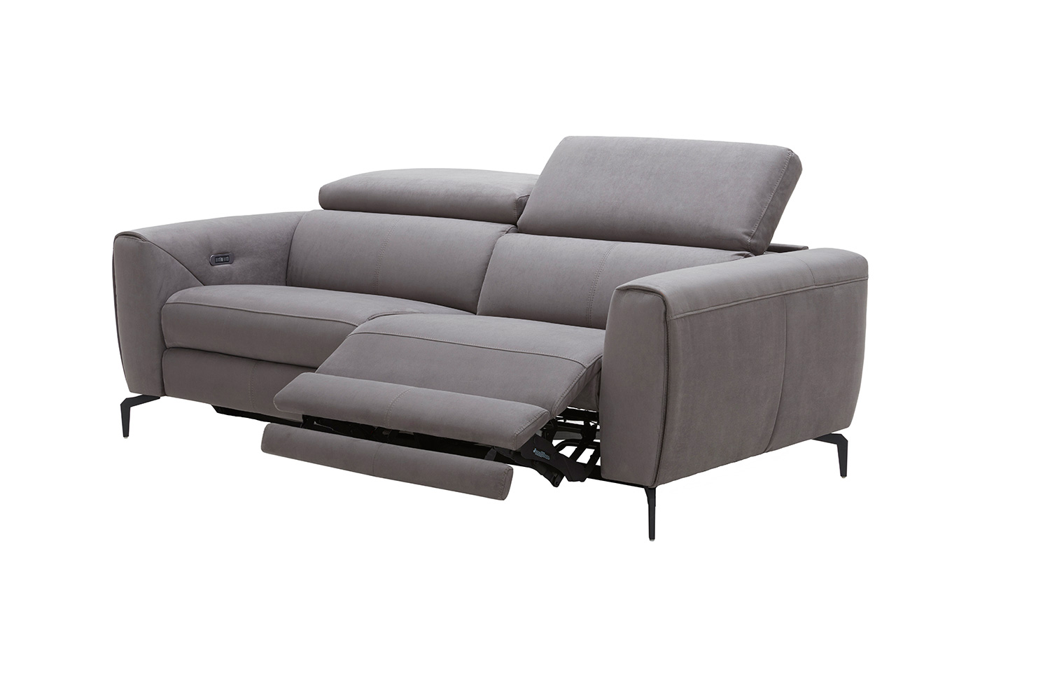 J&M Lorenzo Sofa - Gray, Fabric