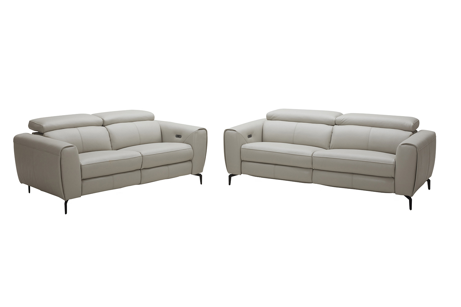 J&M Lorenzo Sofa - Light Gray