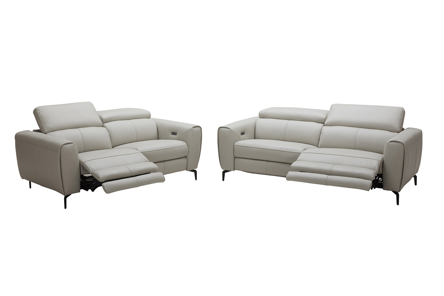 J&M Lorenzo Sofa - Light Gray