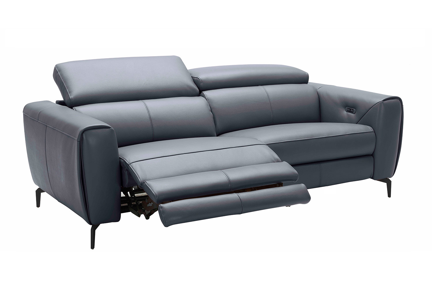 J&M Lorenzo Sofa - Blue/Gray