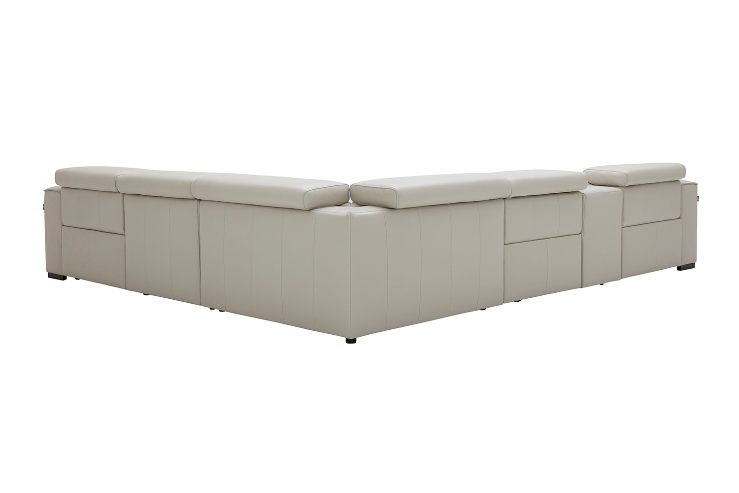 J&M Picasso Motion Sectional - Silver Gray