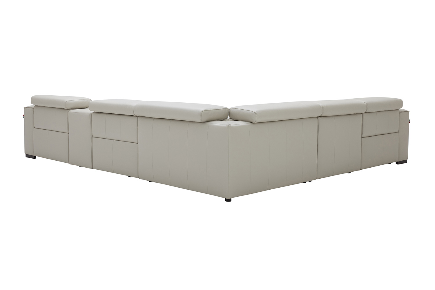 J&M Picasso Motion Sectional - Silver Gray