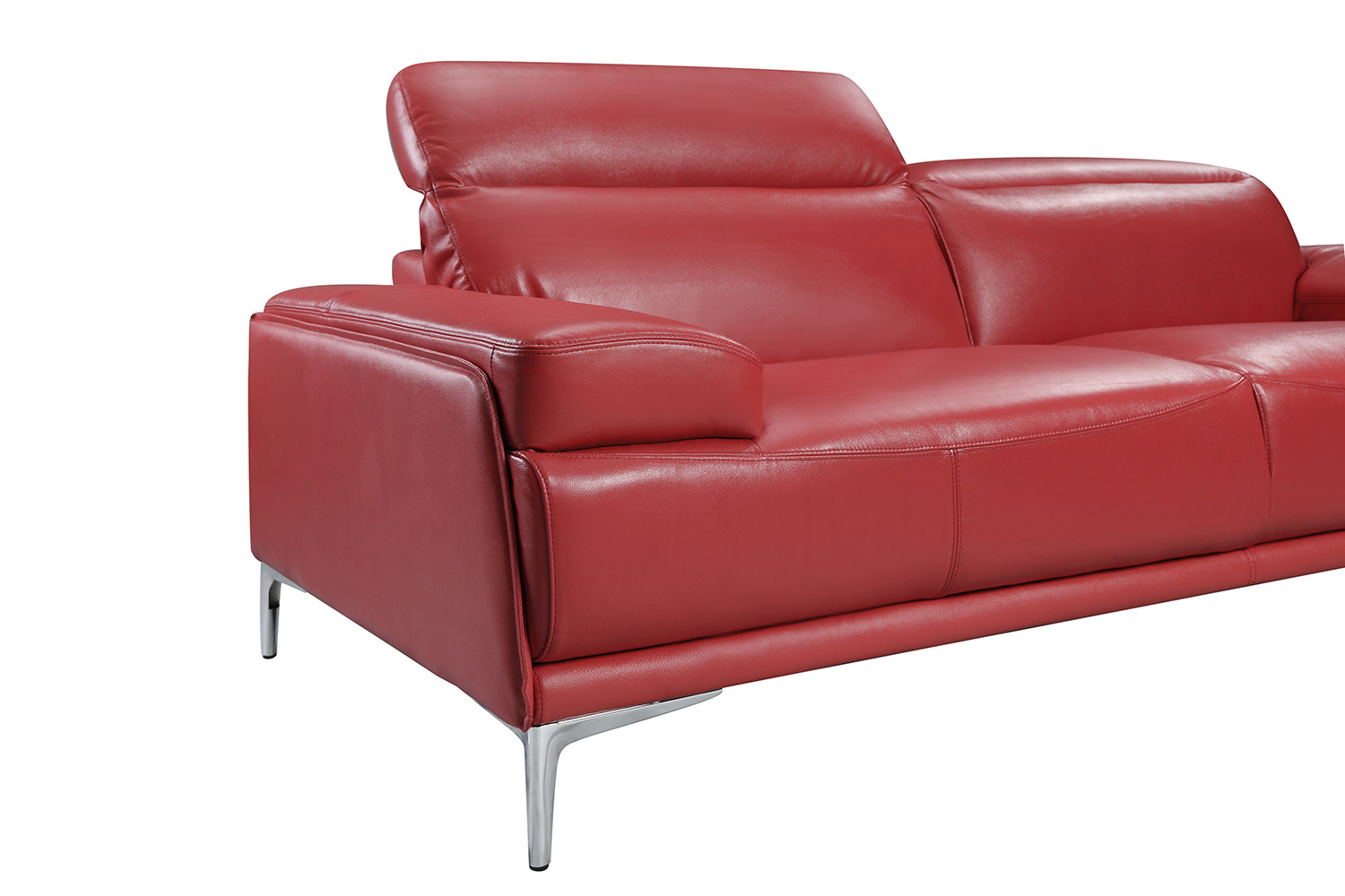 J&M Nicolo Loveseat - Red