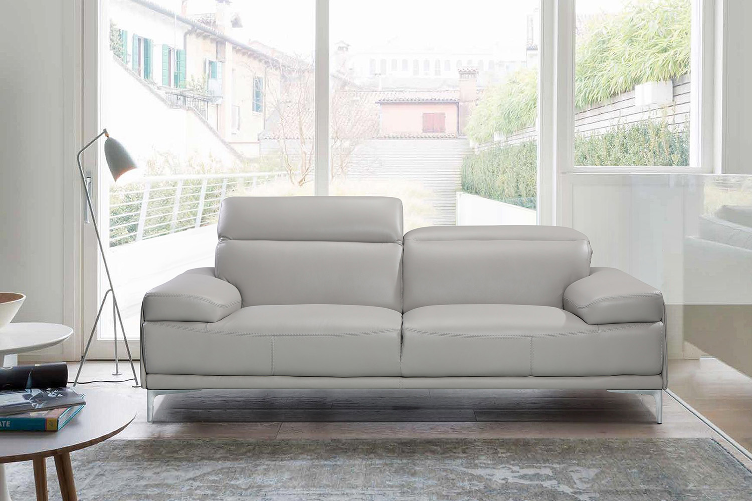 J&M Nicolo Sofa - Light Gray