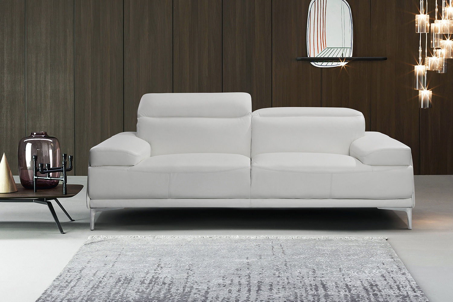 J&M Nicolo Sofa - White