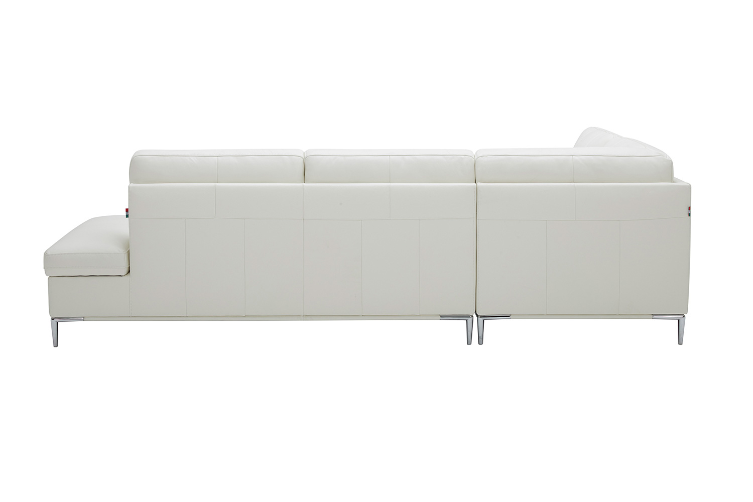 J&M Leonardo Sectional - Left Hand Facing, White