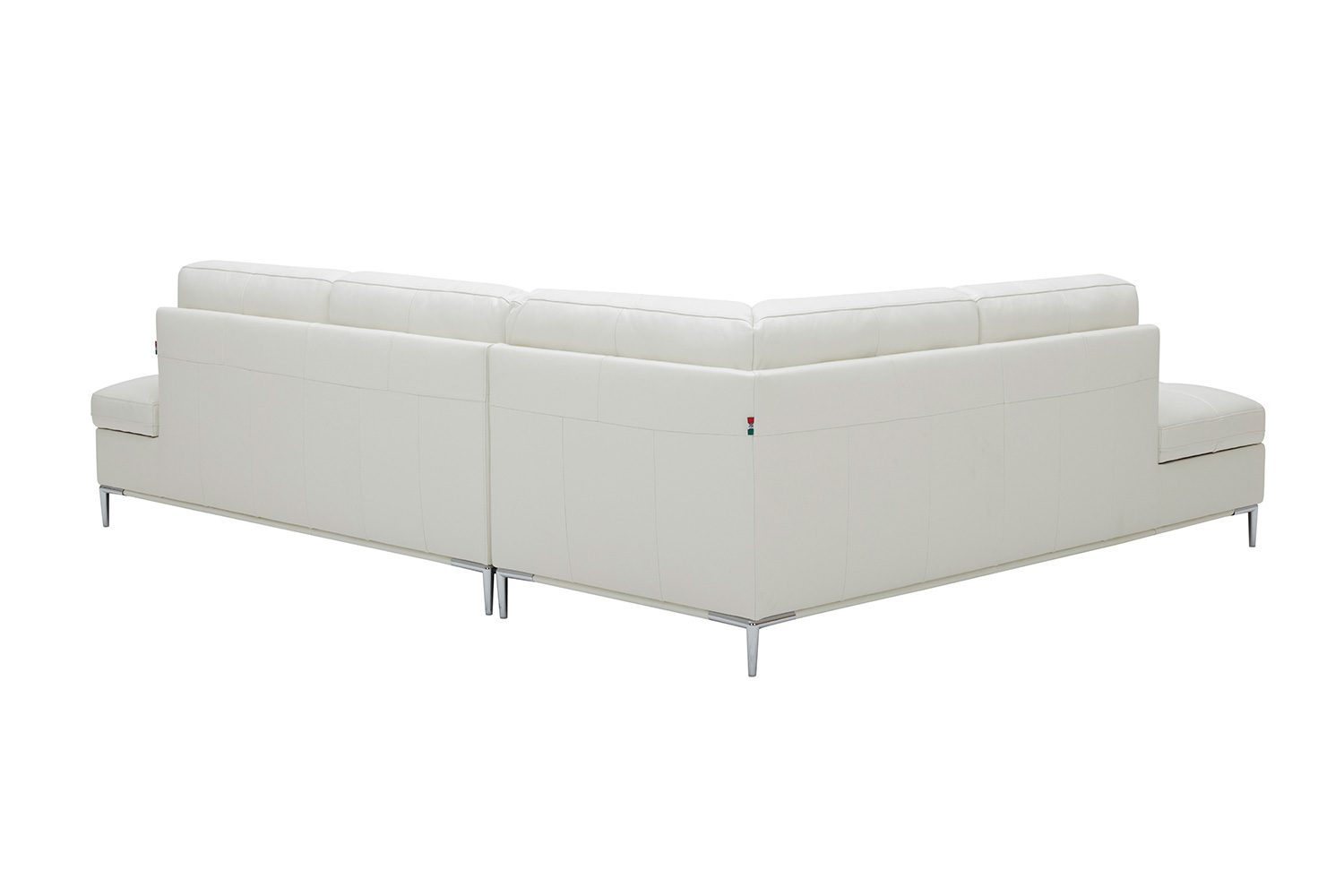 J&M Leonardo Sectional - Left Hand Facing, White