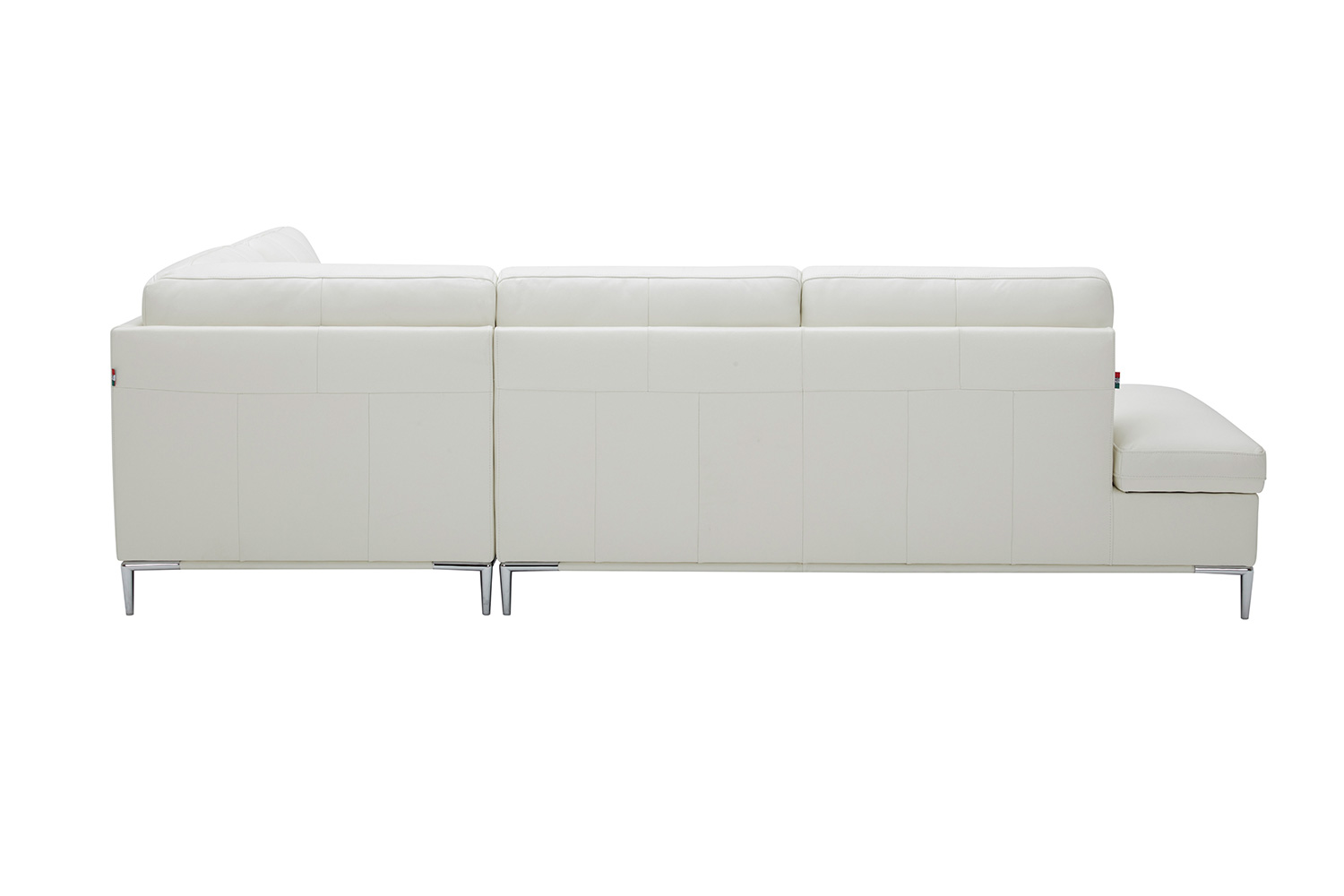 J&M Leonardo Sectional - Right Hand Facing, White