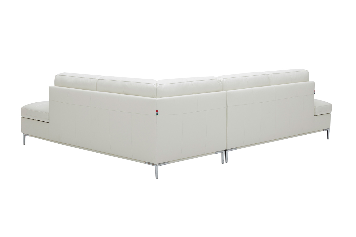 J&M Leonardo Sectional - Right Hand Facing, White