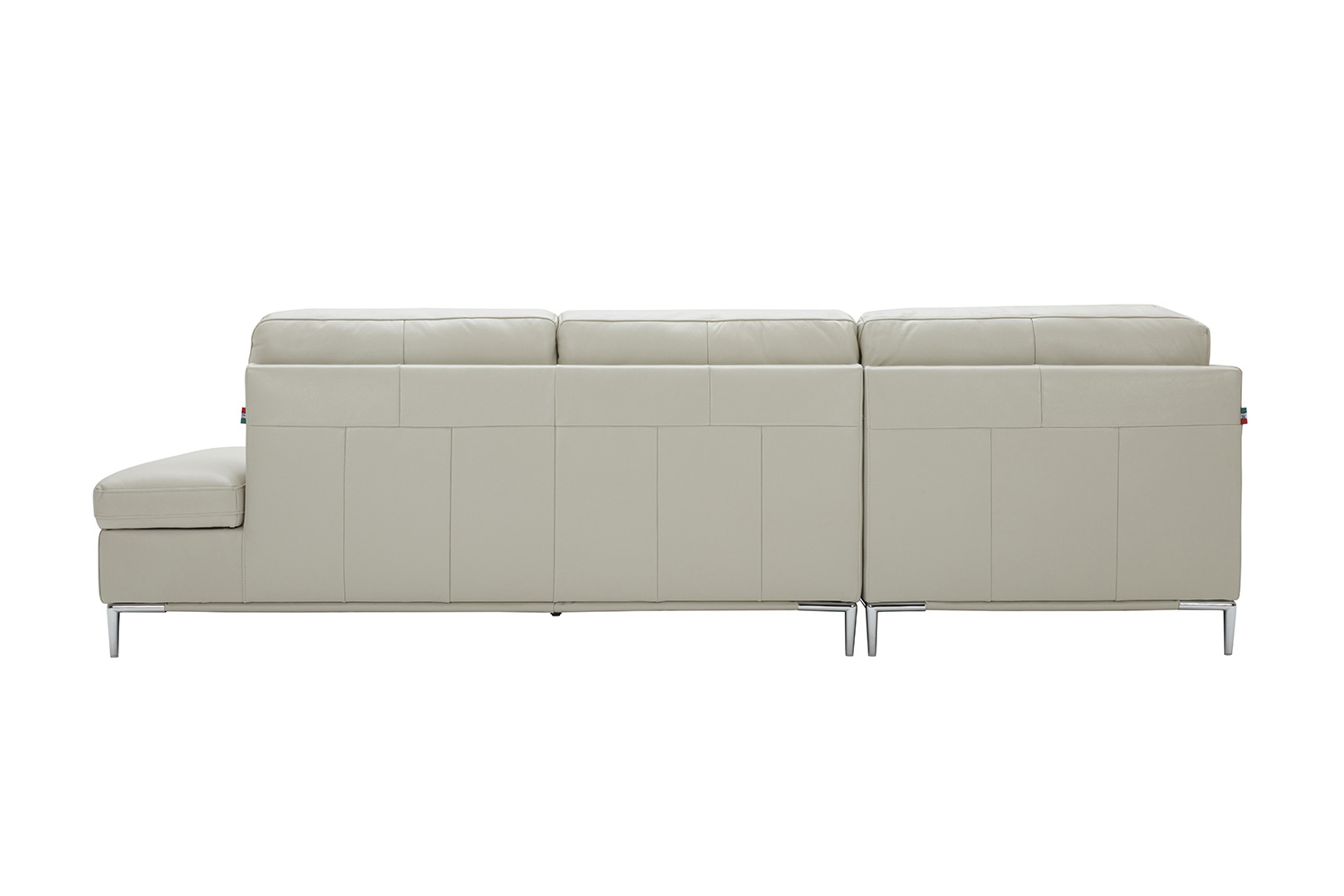 J&M Leonardo Sectional - Left Hand Facing, Silver Gray