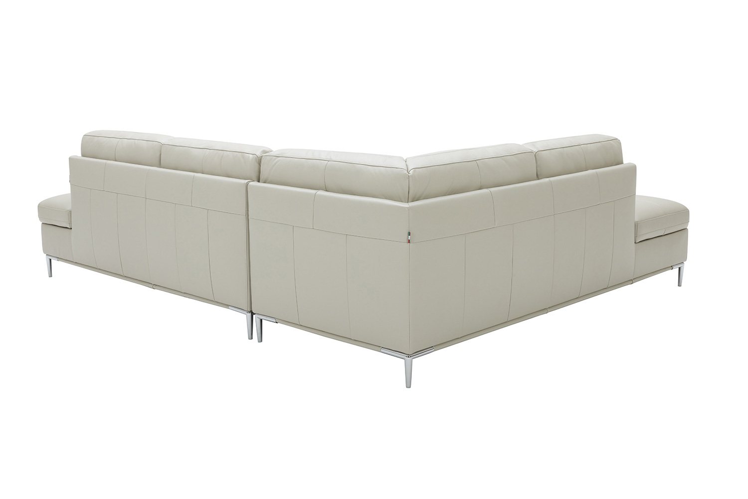 J&M Leonardo Sectional - Left Hand Facing, Silver Gray