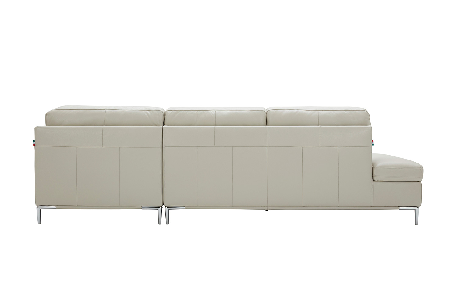 J&M Leonardo Sectional - Right Hand Facing, Silver Gray