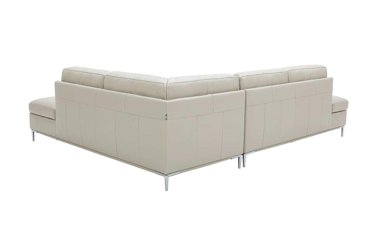 J&M Leonardo Sectional - Right Hand Facing, Silver Gray