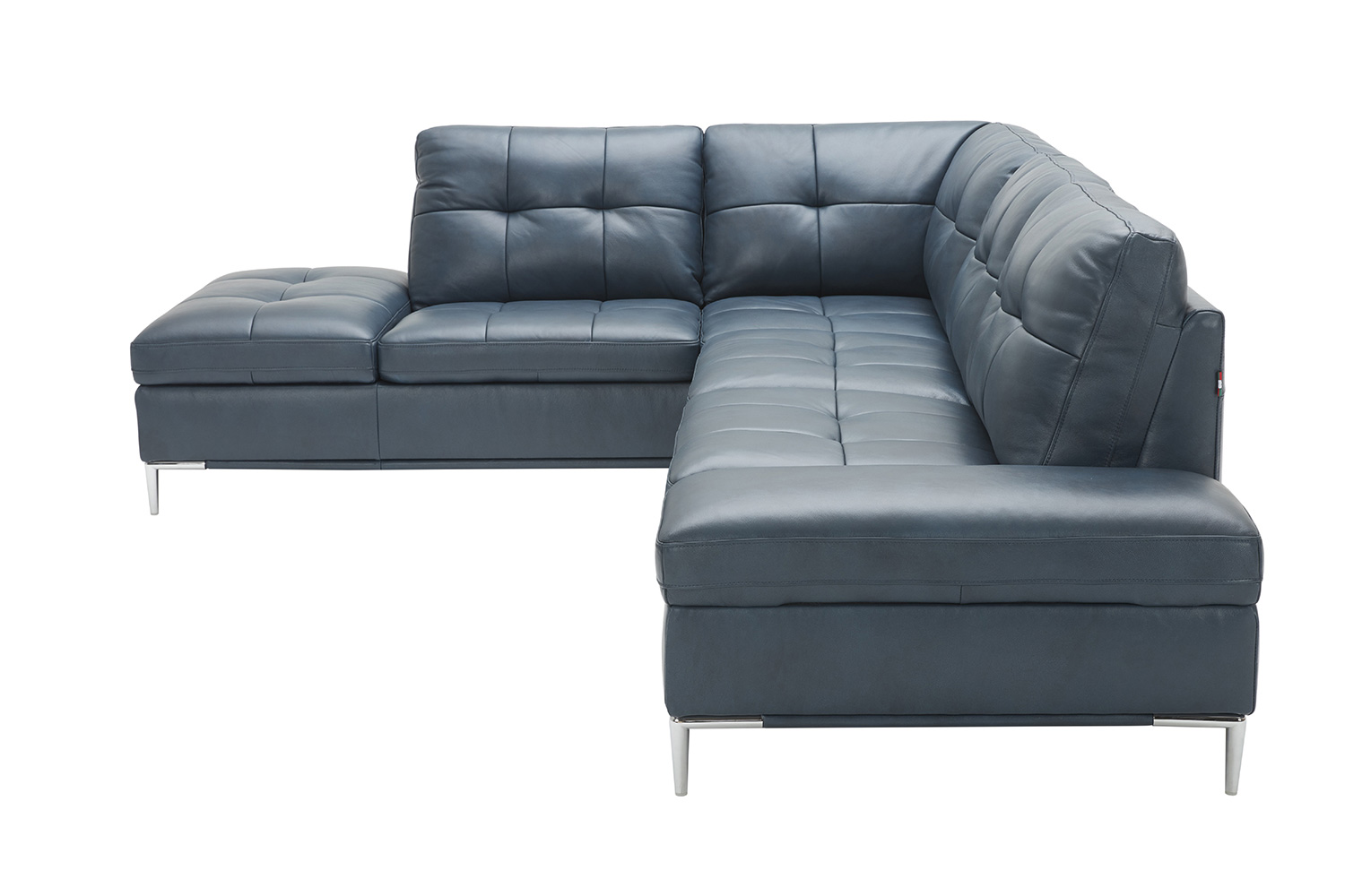 J&M Leonardo Sectional - Left Hand Facing, Blue