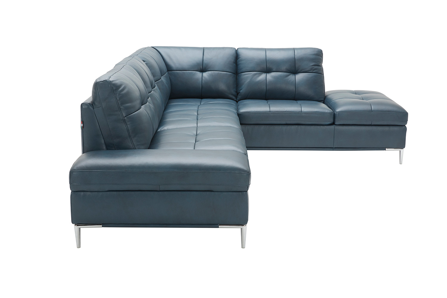 J&M Leonardo Sectional - Right Hand Facing, Blue