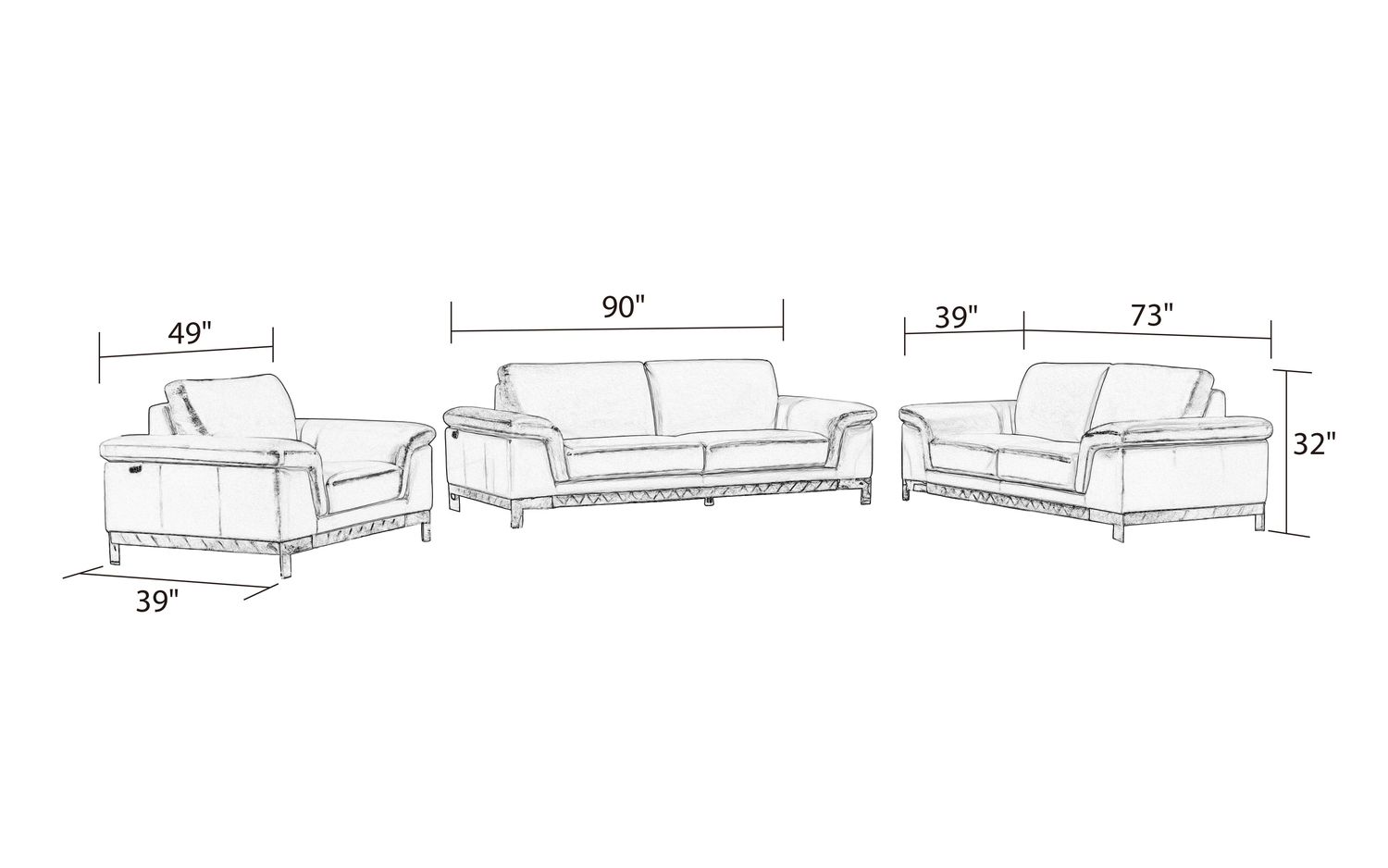 Jubilee - Juliny Sofa Set