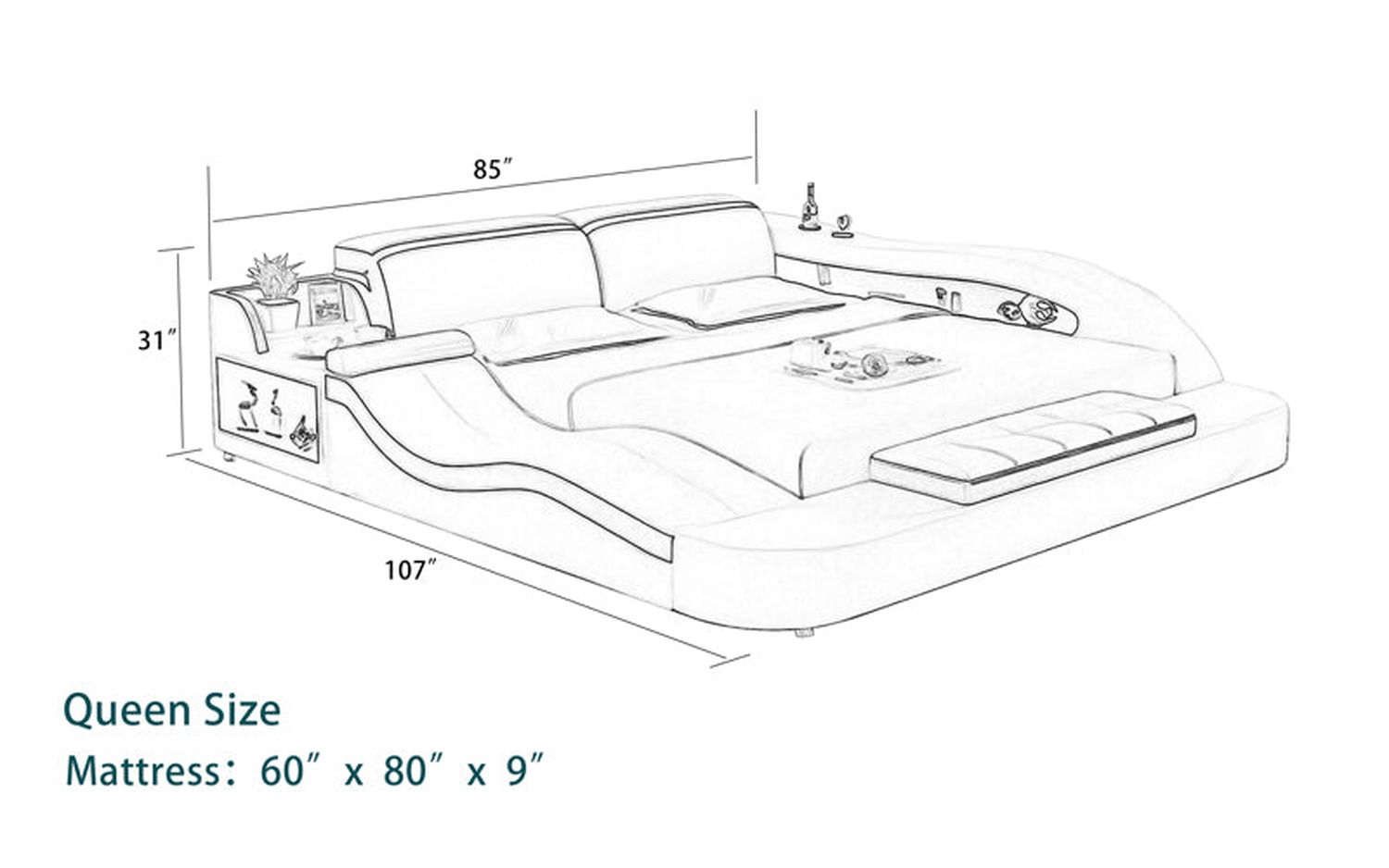 Image may differ from actual product color and configuration.