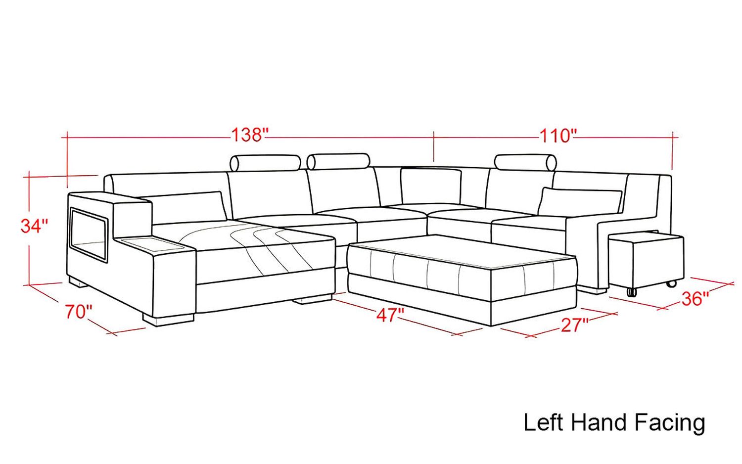 Image may differ from actual product color and configuration.