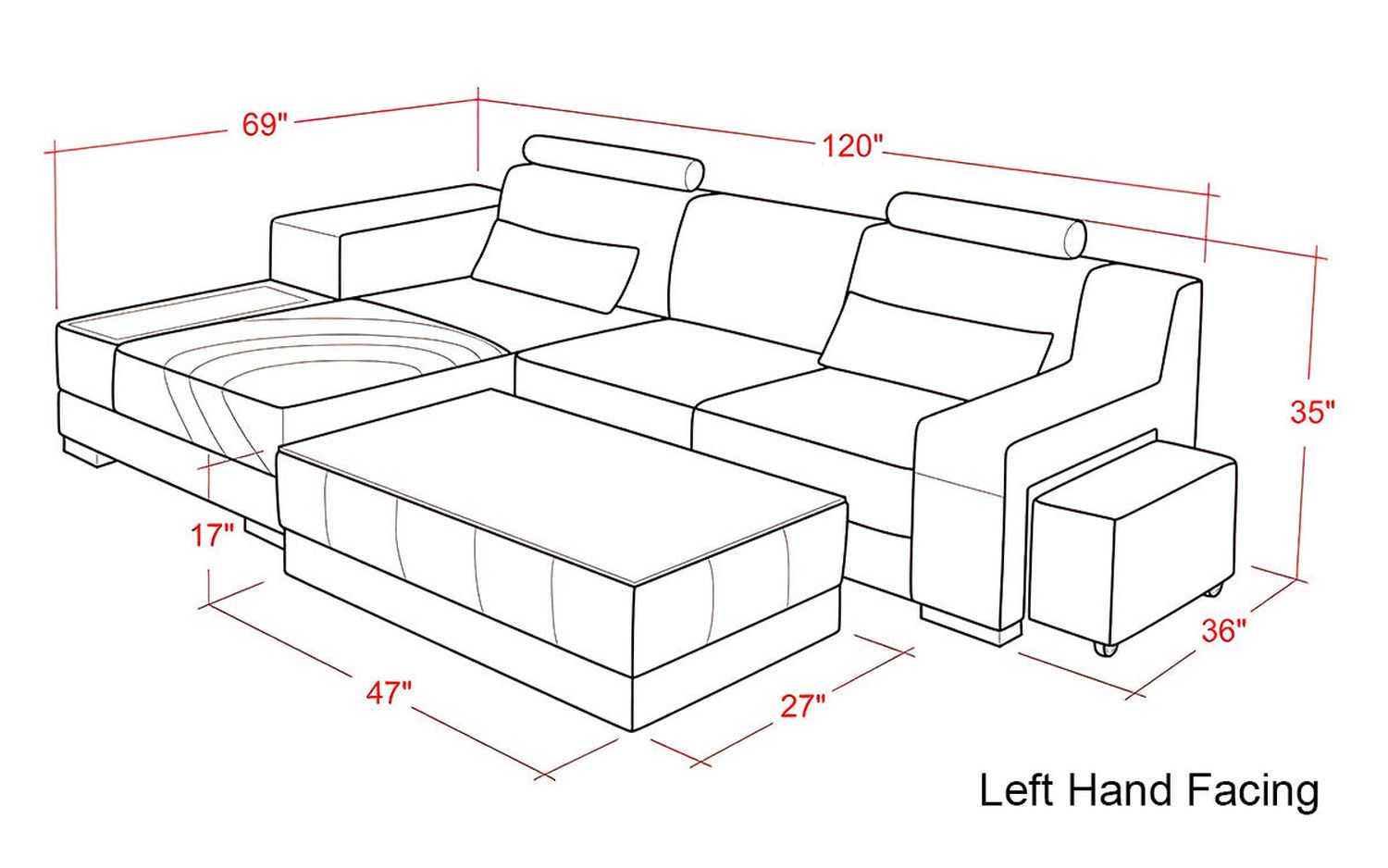 Image may differ from actual product color and configuration.