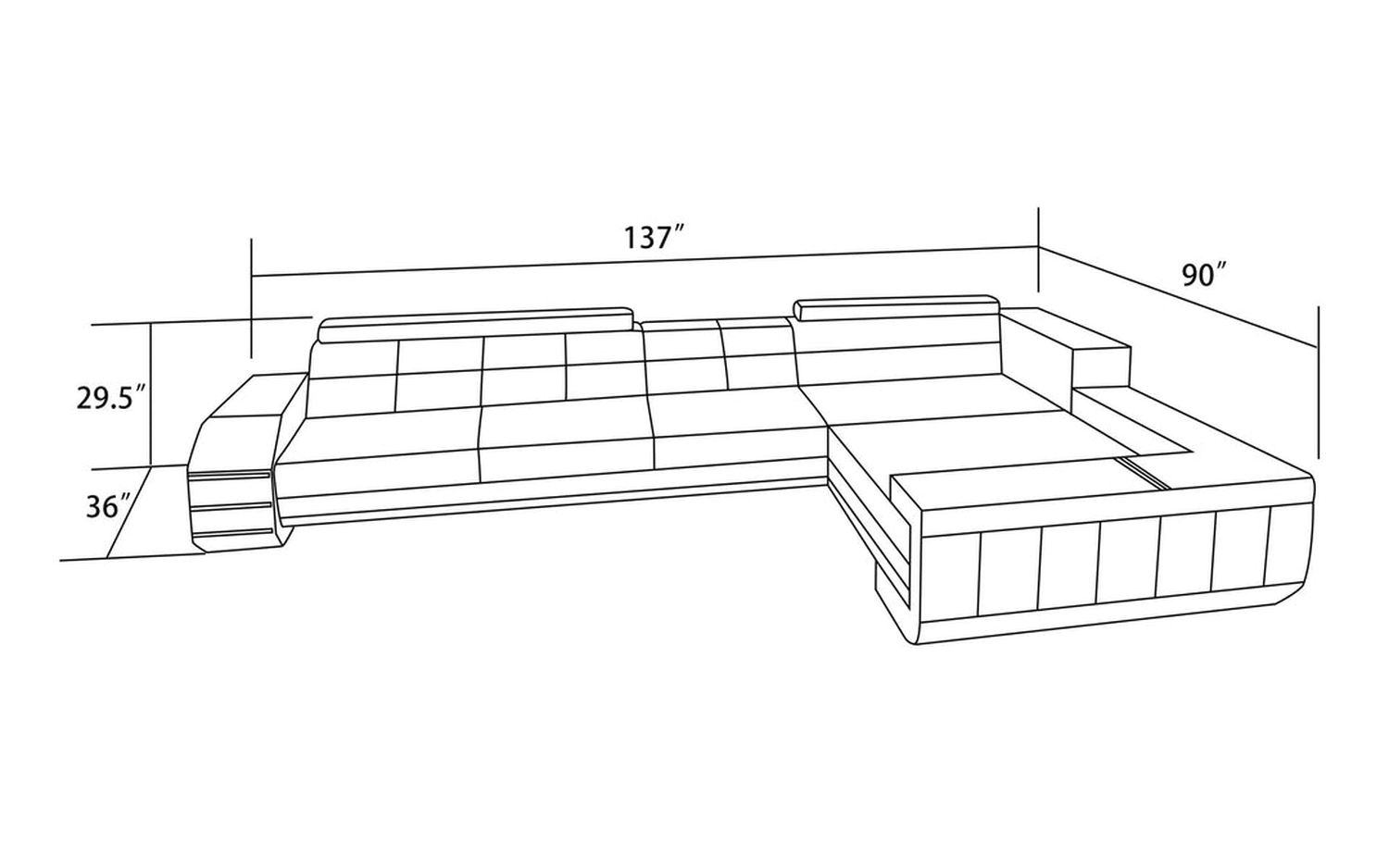 Jubilee - Hober Right Hand Facing Sectional with Chaise