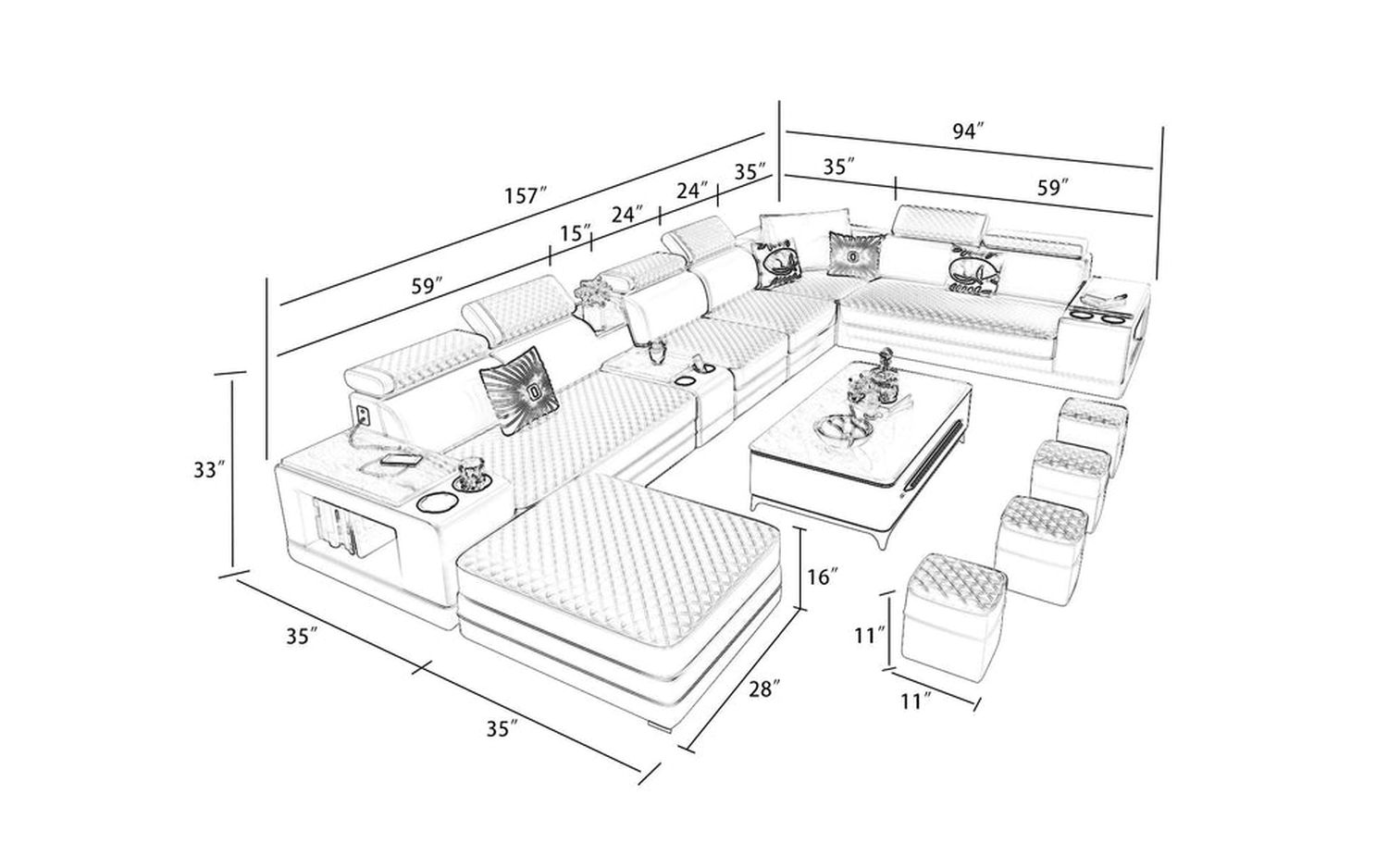 Image may differ from actual product color and configuration.