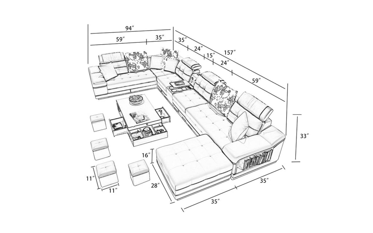 Image may differ from actual product color and configuration.