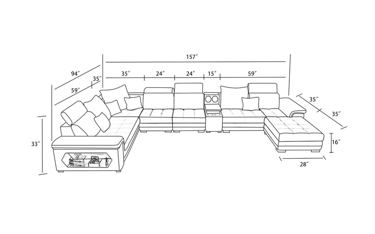 Image may differ from actual product color and configuration.