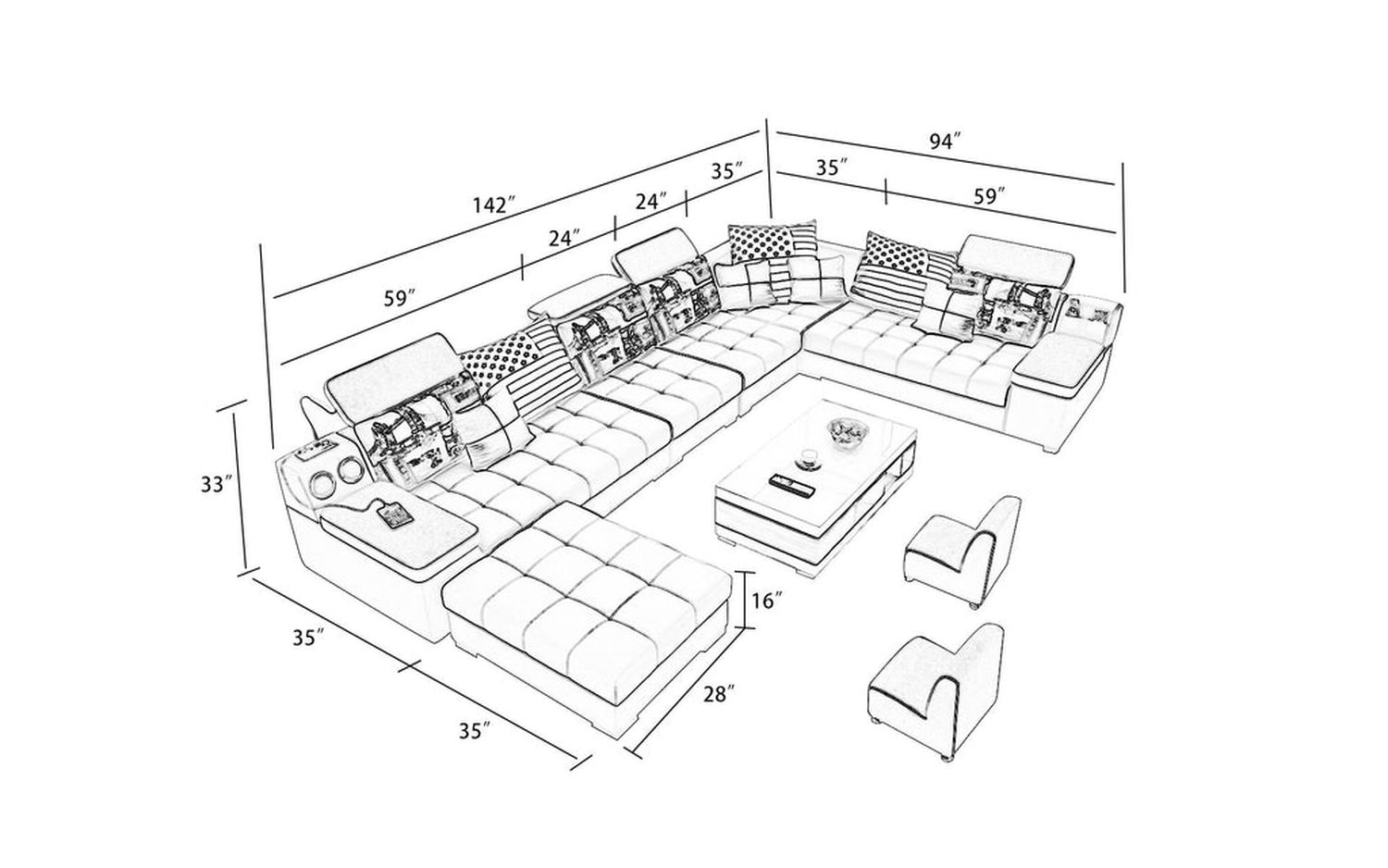 Image may differ from actual product color and configuration.