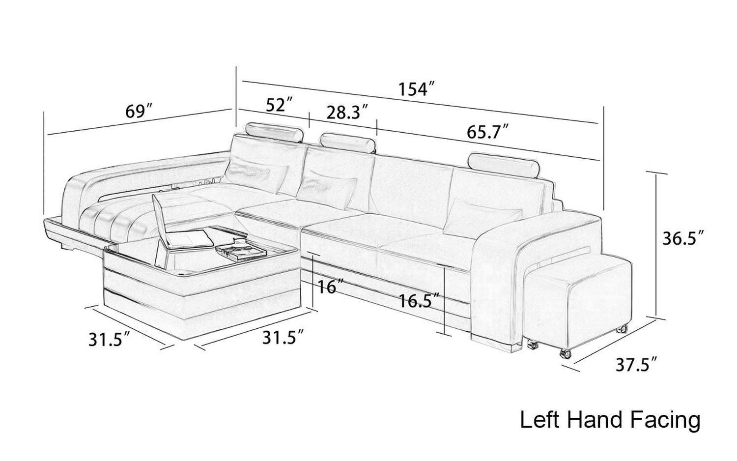 Image may differ from actual product color and configuration.